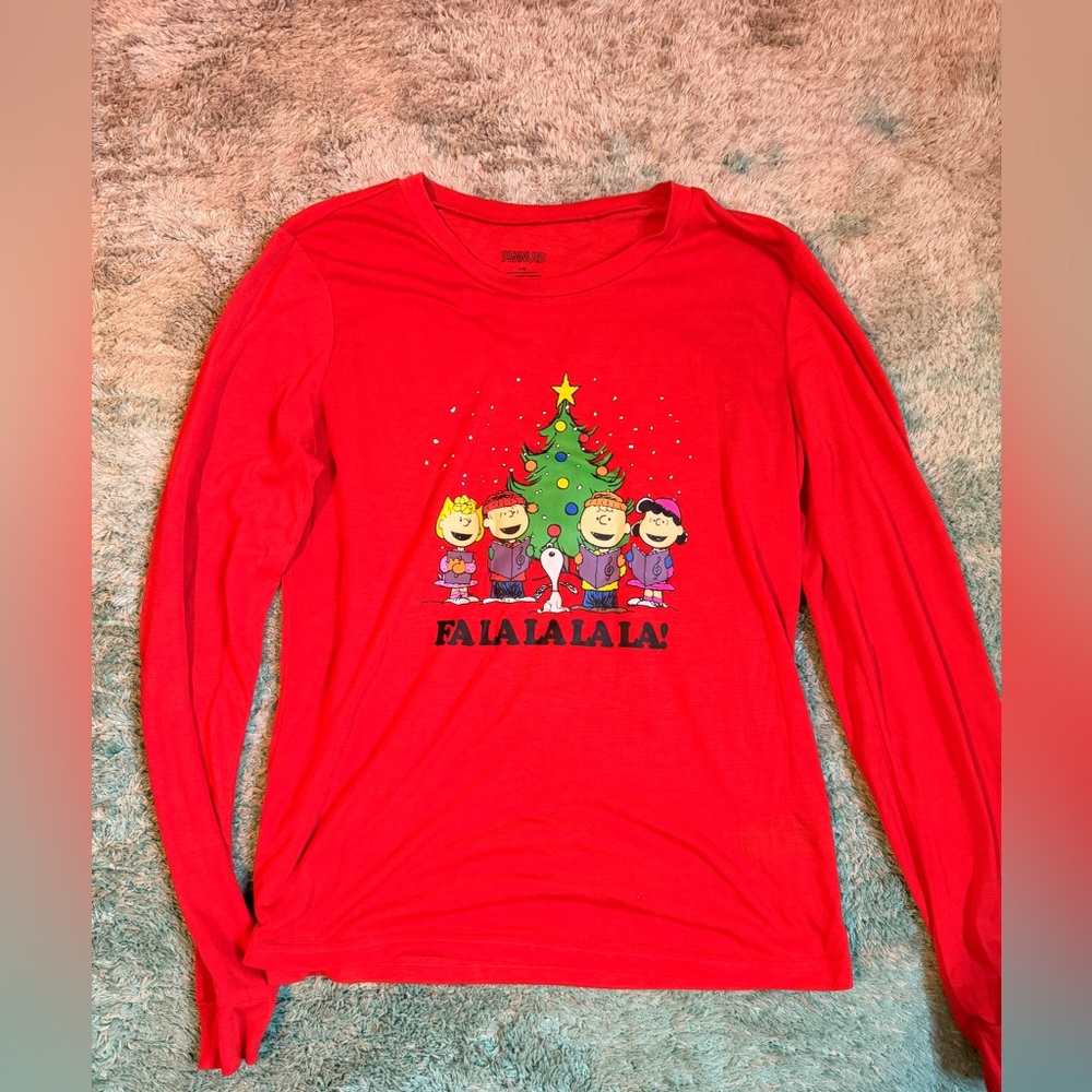 Peanuts Christmas long sleeve shirt